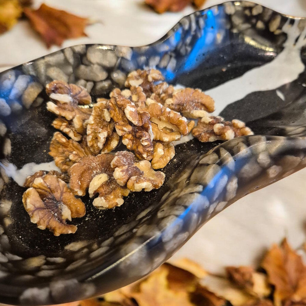 Handmade Marble Chip Tray and Cutting Board Set