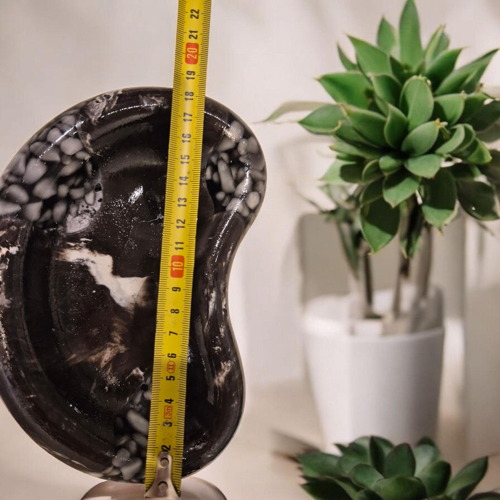 Handmade Marble Tray with Italian Sea Pebbles
