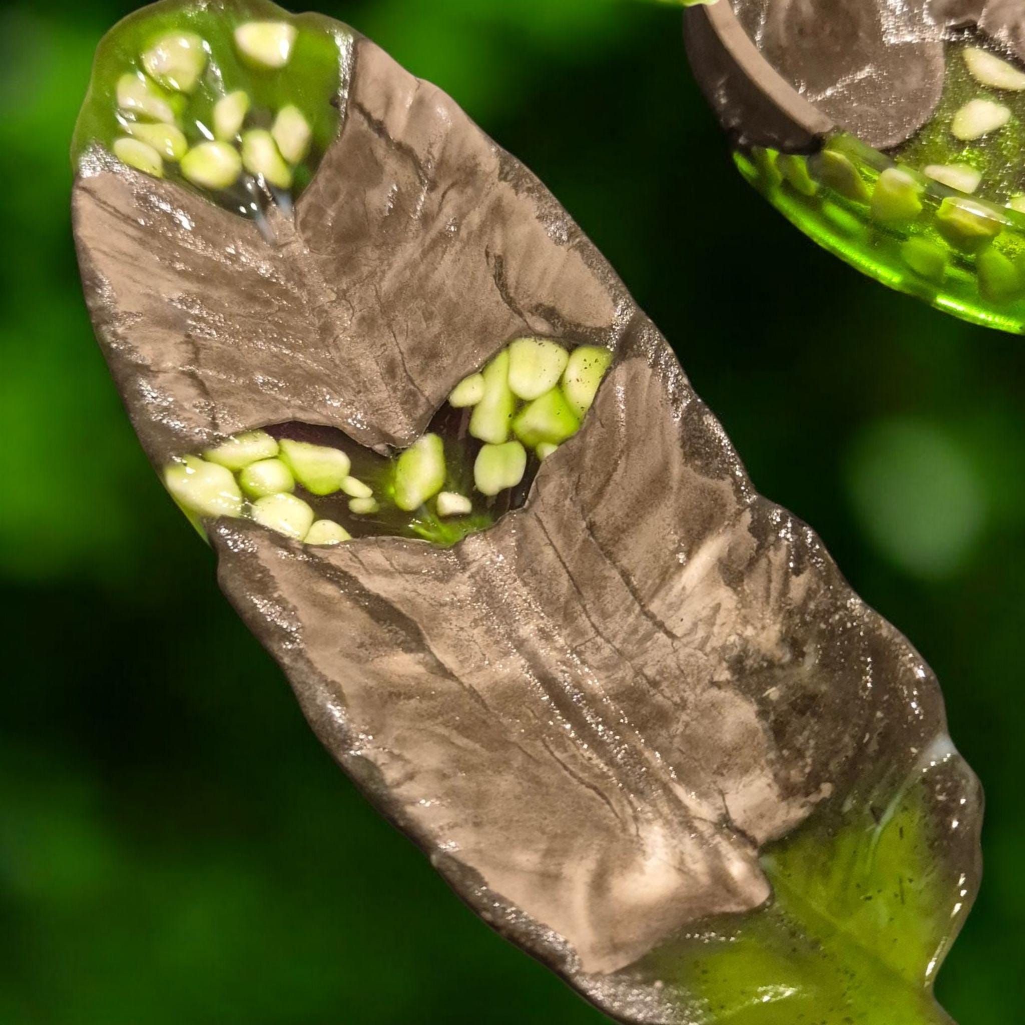 Handcrafted Marble Stone Tray Set, Gold Glass Jewelry Holder