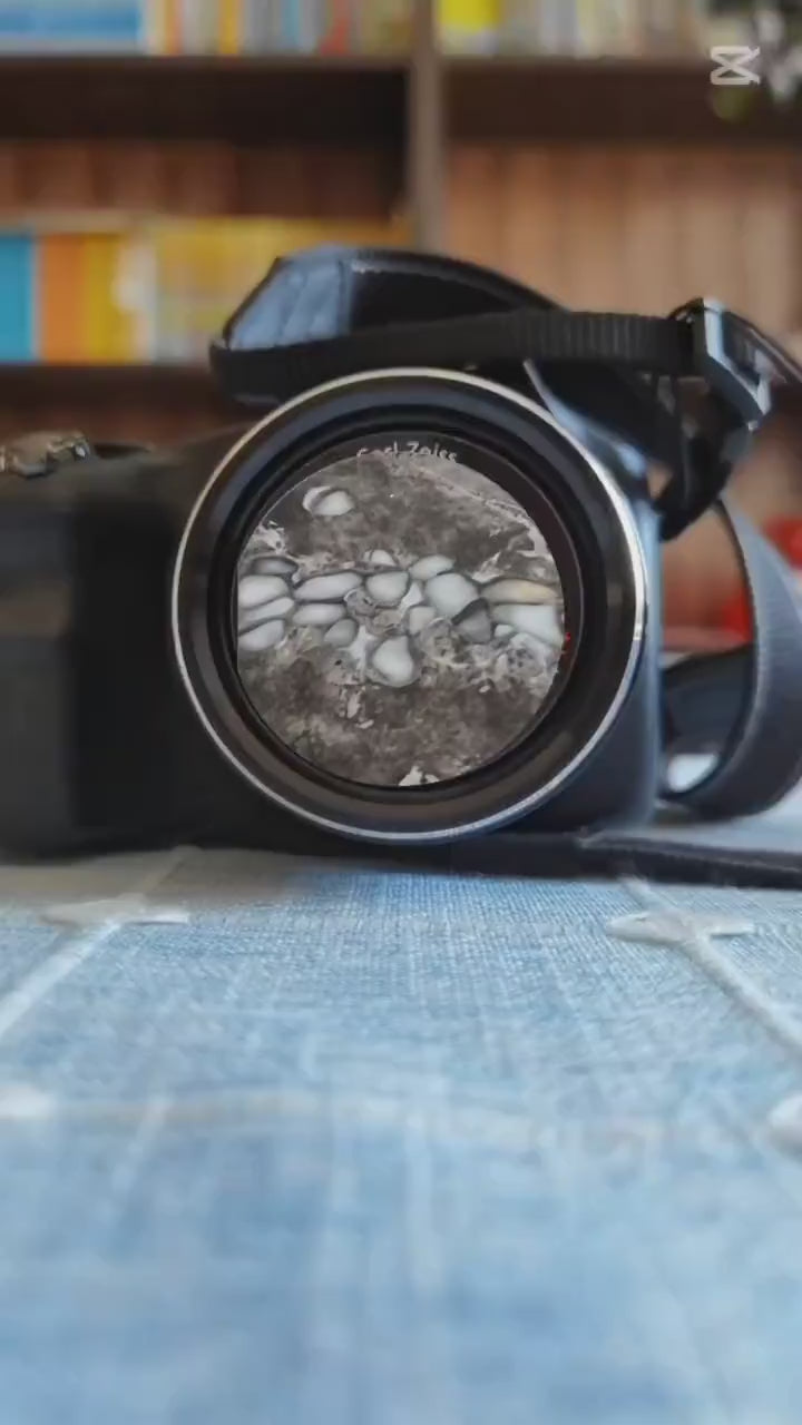 Handcrafted marble-effect tray with a unique wavy design - elegant, modern, and one of a kind.