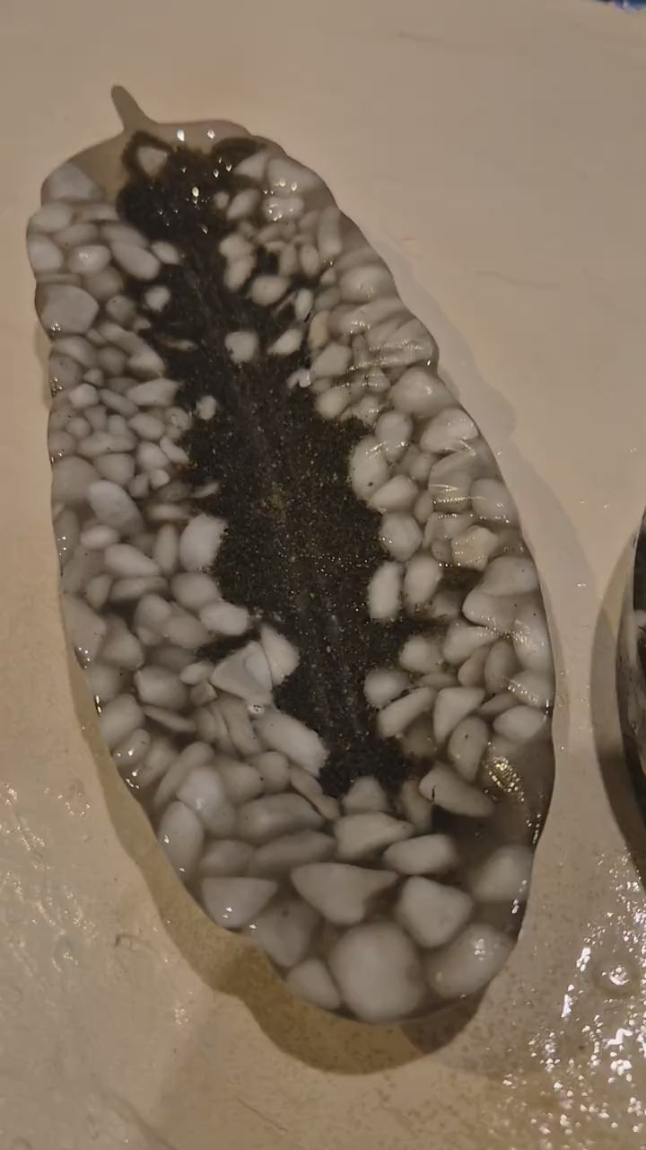 jewelry trays with marble chips...